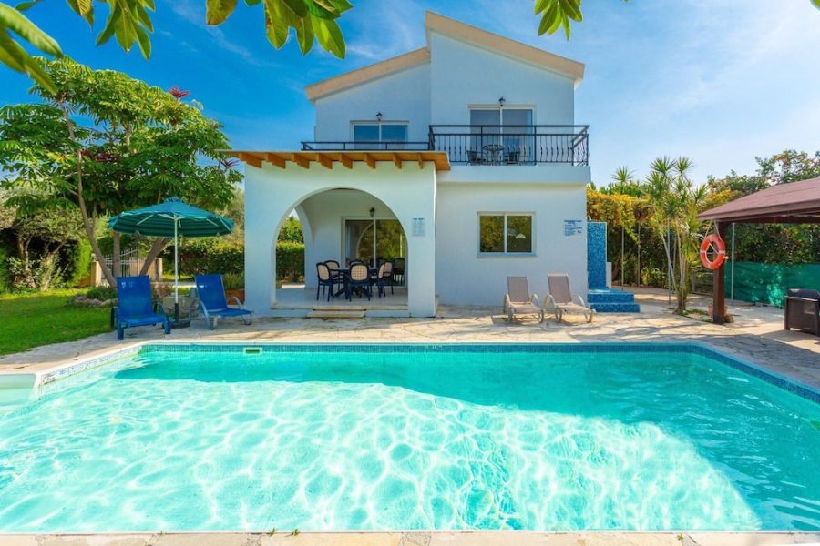Bari - Polis - Sun Beach Villa Tria Large Private Pool Walk to Beach A C Wifi Car Not Required - 2282