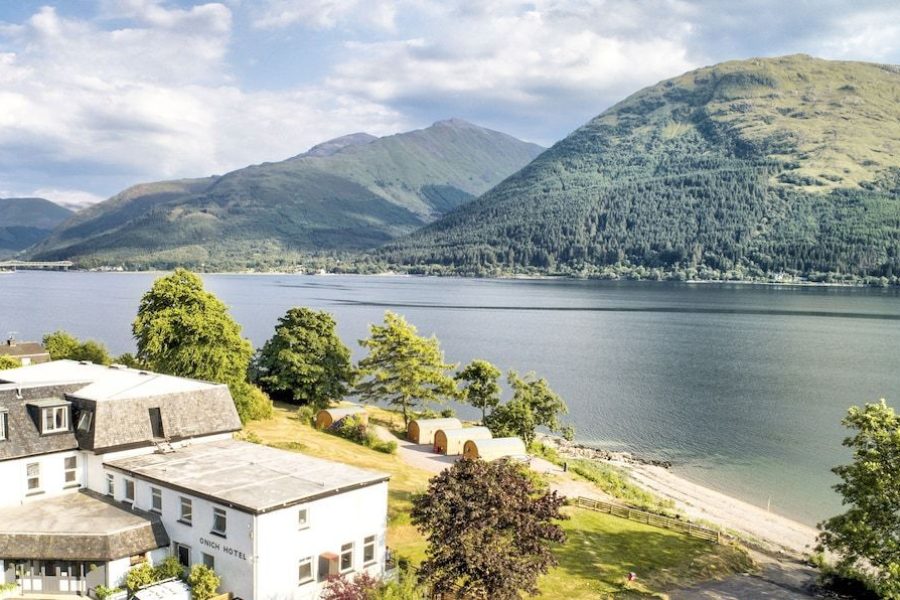 Bologna - Glencoe - Onich Hotel & Lochside Beach Pods