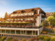 Esterno del nuovo hotel Bella Posta a Soprabolzano sull’altopiano del Renon