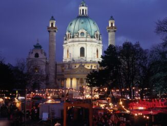 维也纳圣诞节。 圣诞市场 -照片版权所有 Österreich Werbung，摄影师 Diejun