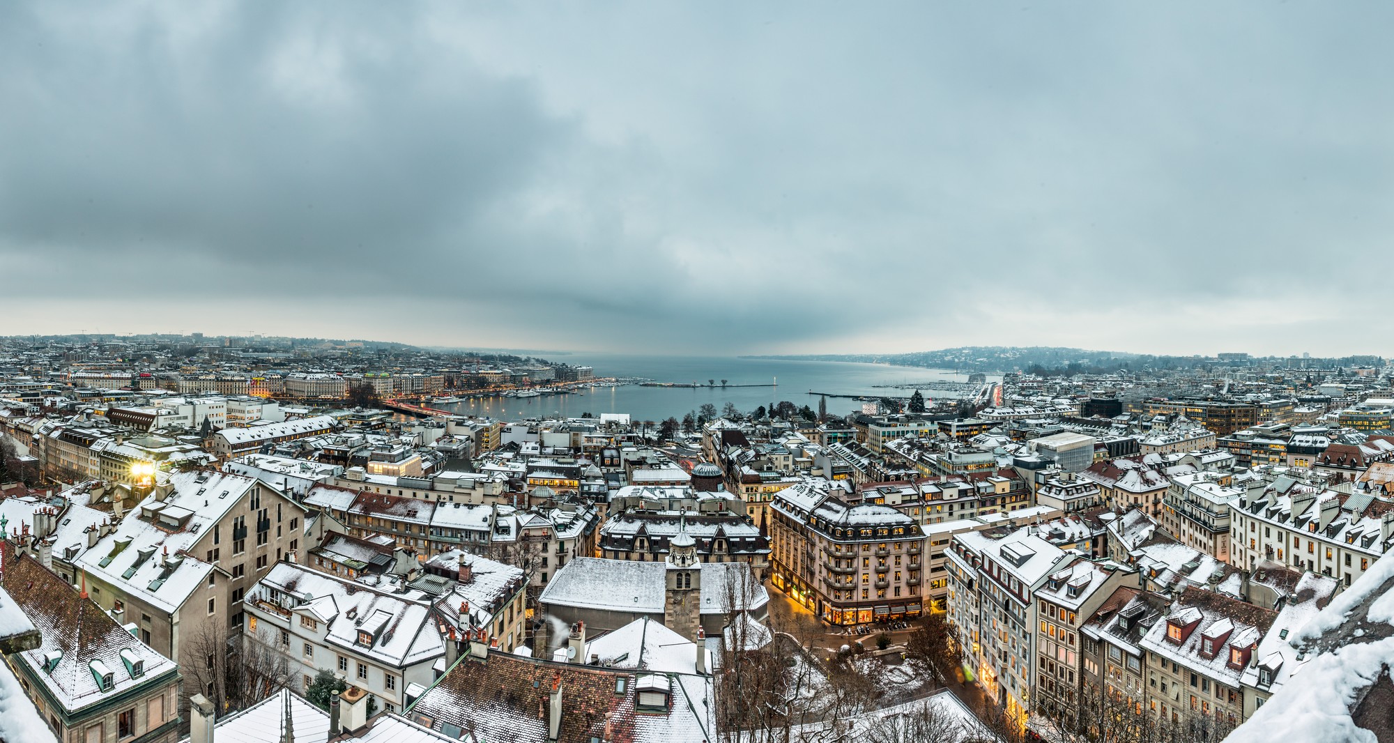 冬のジュネーブ - 写真 ©Switzerland Tourism - swiss-image.ch/Jan Geerk