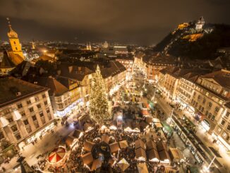 クリスマスマーケットとグラーツ - Photo Fischer Herrengasse