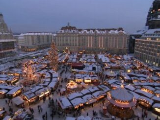 Kerstmarkten in Dresden