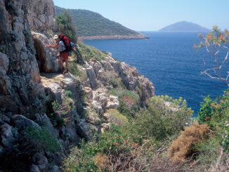 Kas cliff - Lycian Way