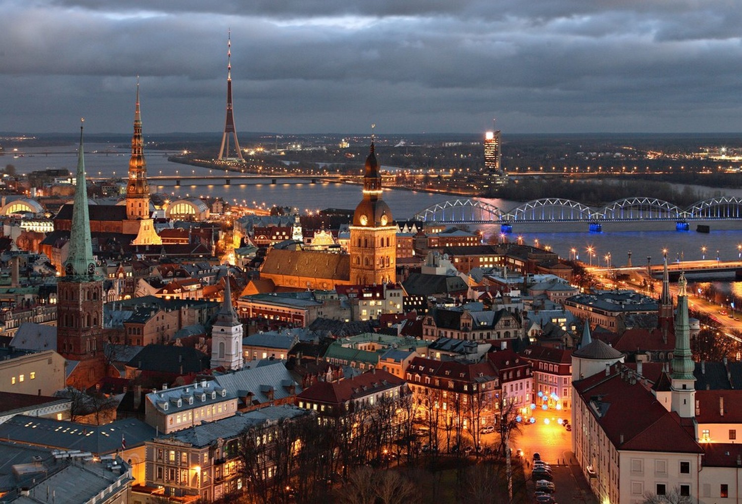 Vista de Riga, Letonia