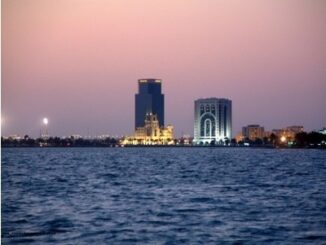 カタール、ドーハのスカイライン ©Experience Qatar