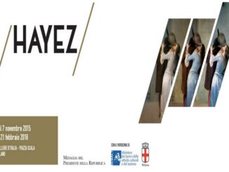 Mostra su Hayez a Milano, locandina
