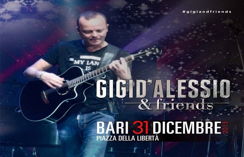 Capodanno 2016 a Bari con concerto di Gigi d'Alessio