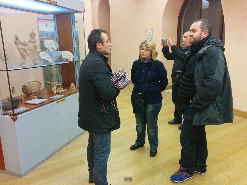 Museo Archeologico Adamesteanu di Potenza, visita dei giornalisti