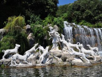 Fontane e cascate nei giardini del Parco Reale della Reggia di Caserta