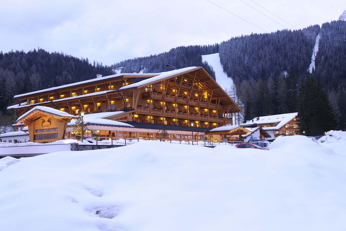 Sport & Kurhotel Bad Moos di Sesto, in Val Fiscalina, con la neve