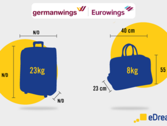 Germanwings, bagagli - Misure e peso