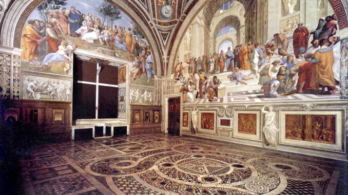 Museus do Vaticano: Salas de Rafael Foto cappella-sistina.it
