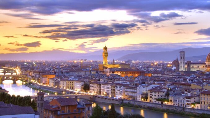 Veduta panoramica di Firenze