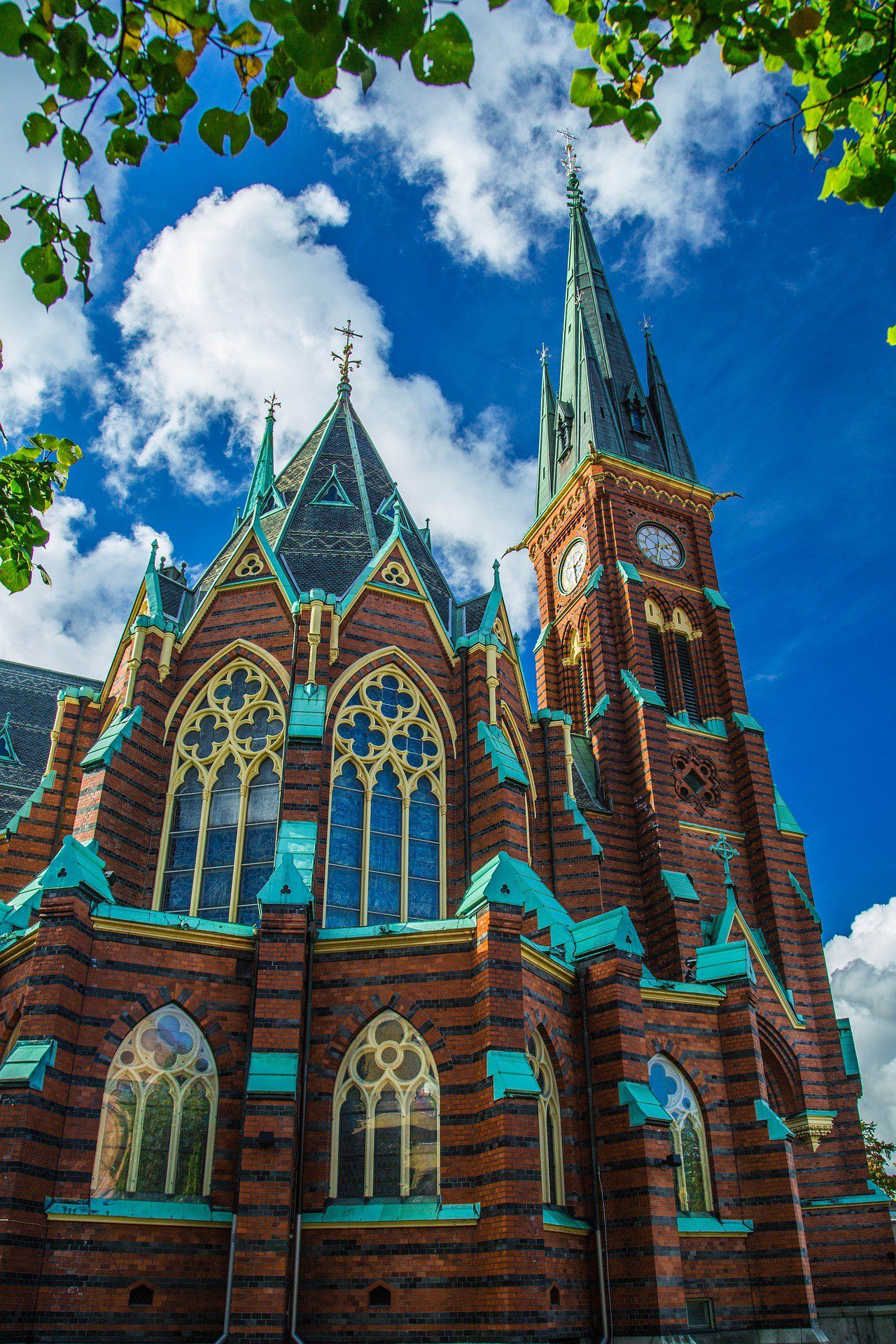 Architettura di una chiesa a Goteborg