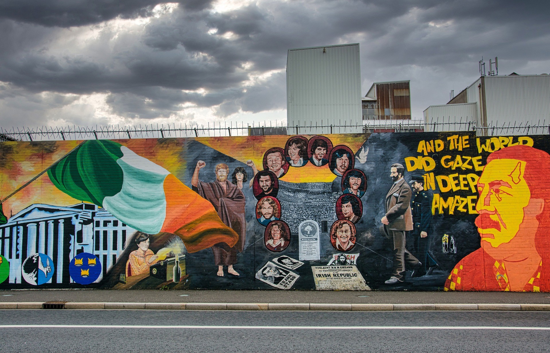 Famosi murales di Belfast