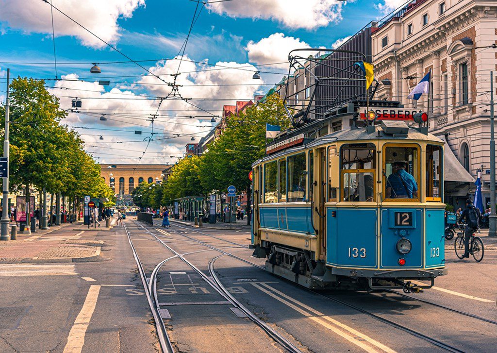 Kungsportsavenyn, corso principale di Goteborg