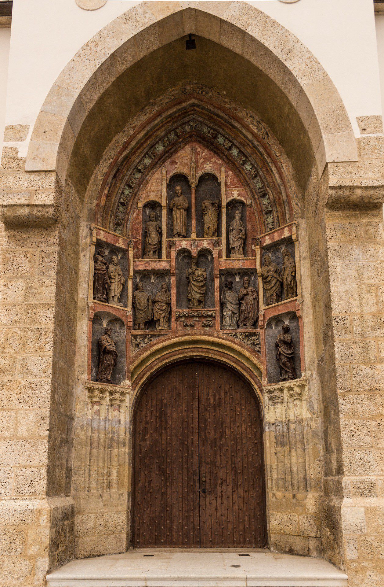Door of St. Mark's Church in Zagreb