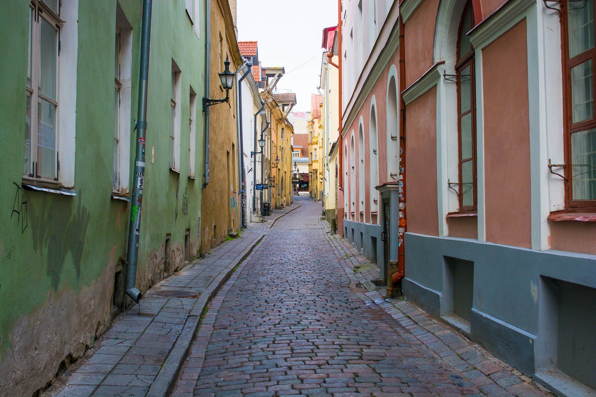 Gepaveide straat van Tallinn