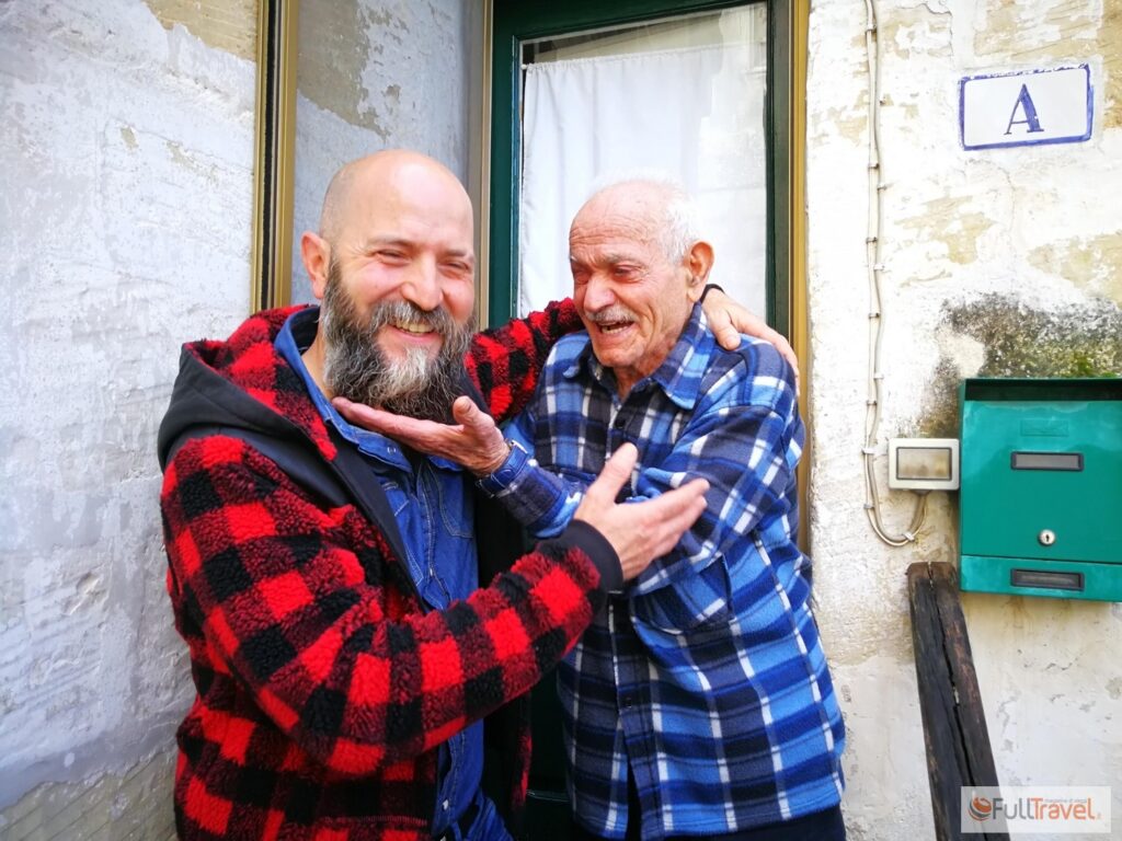 Les Chanteurs de Zollino, de gauche à droite Donato Tundo et Antimo Pellegrino ©Foto Anna Bruno