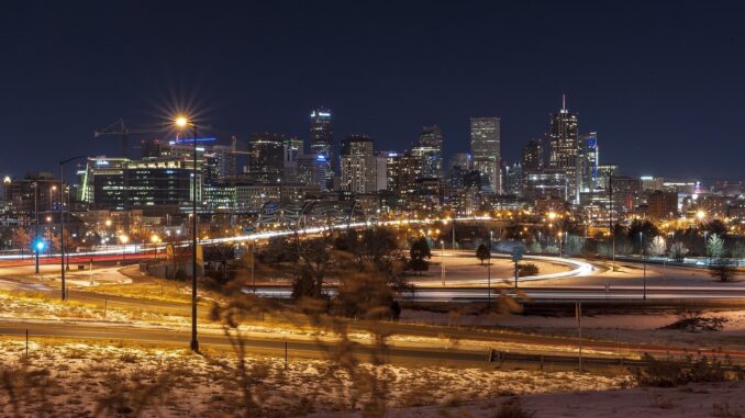 Denver, Colorado negli Stati Uniti -Foto di skeeze