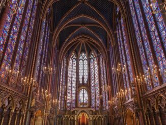 Sainte-Chapelle-kerk in Parijs - Foto door ian kelsall