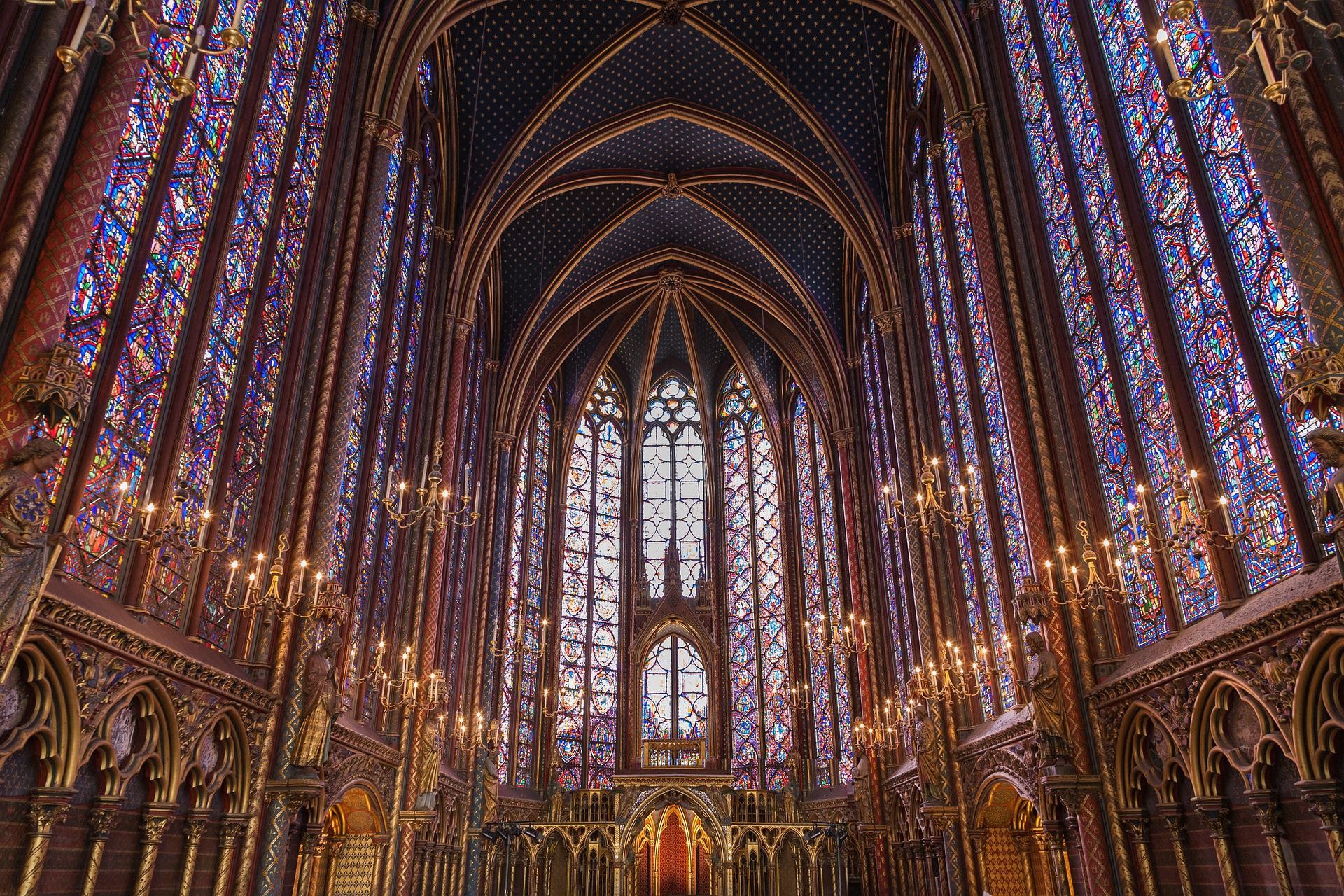Chiesa di Sainte-Chapelle a Parigi - Foto di ian kelsall