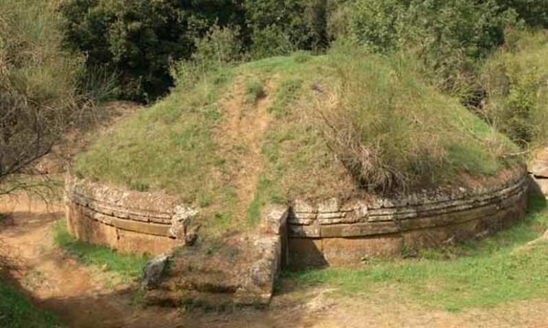 Regolini Galassi Tumulus in Cerveteri