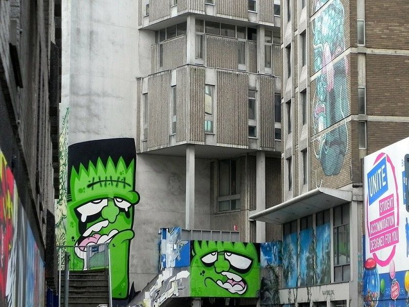 Street art a Bristol - Foto di Bob Morgan