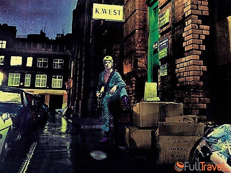 De hoes van Ziggy Stardust and The Spiders from Mars -Foto Maria Ilaria Mura/FullTravel.it