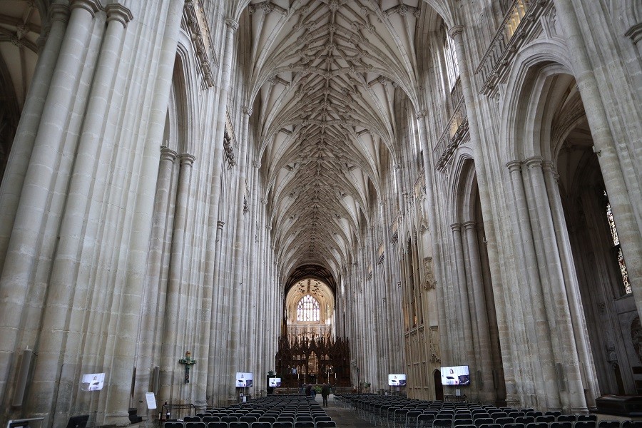 L'interno della cattedrale, Winchester ©Foto Ilaria Maria Mura