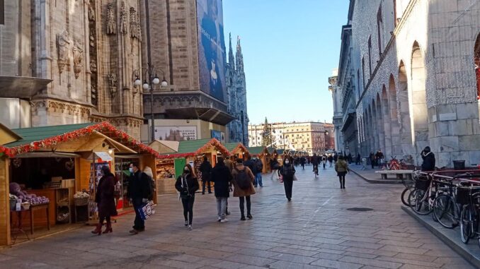 Mercatini di Natale piazza Duomo, Milano
