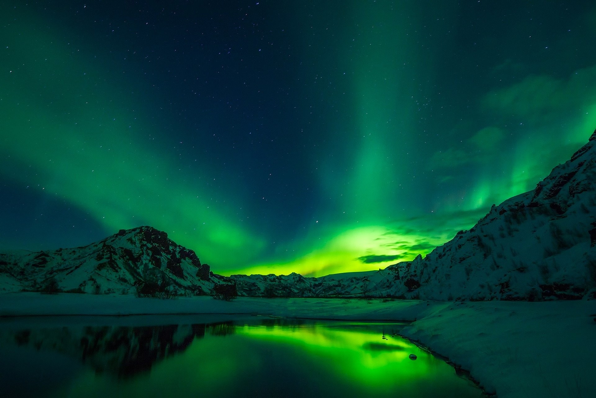 Aurora Boreale in Islanda - Foto di David Mark