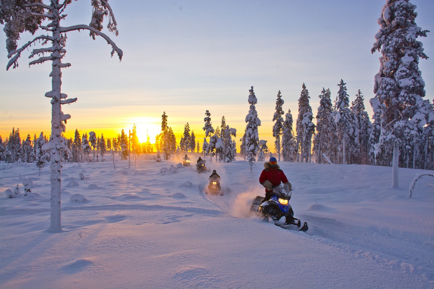 Tour in motoslitta nella Lapponia svedese © Fotograf Michael To?rnkvist