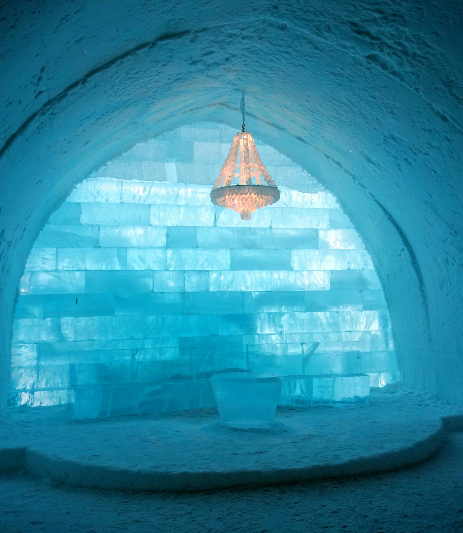 Interno dell'Icehotel - Foto di Tobias Fischer U