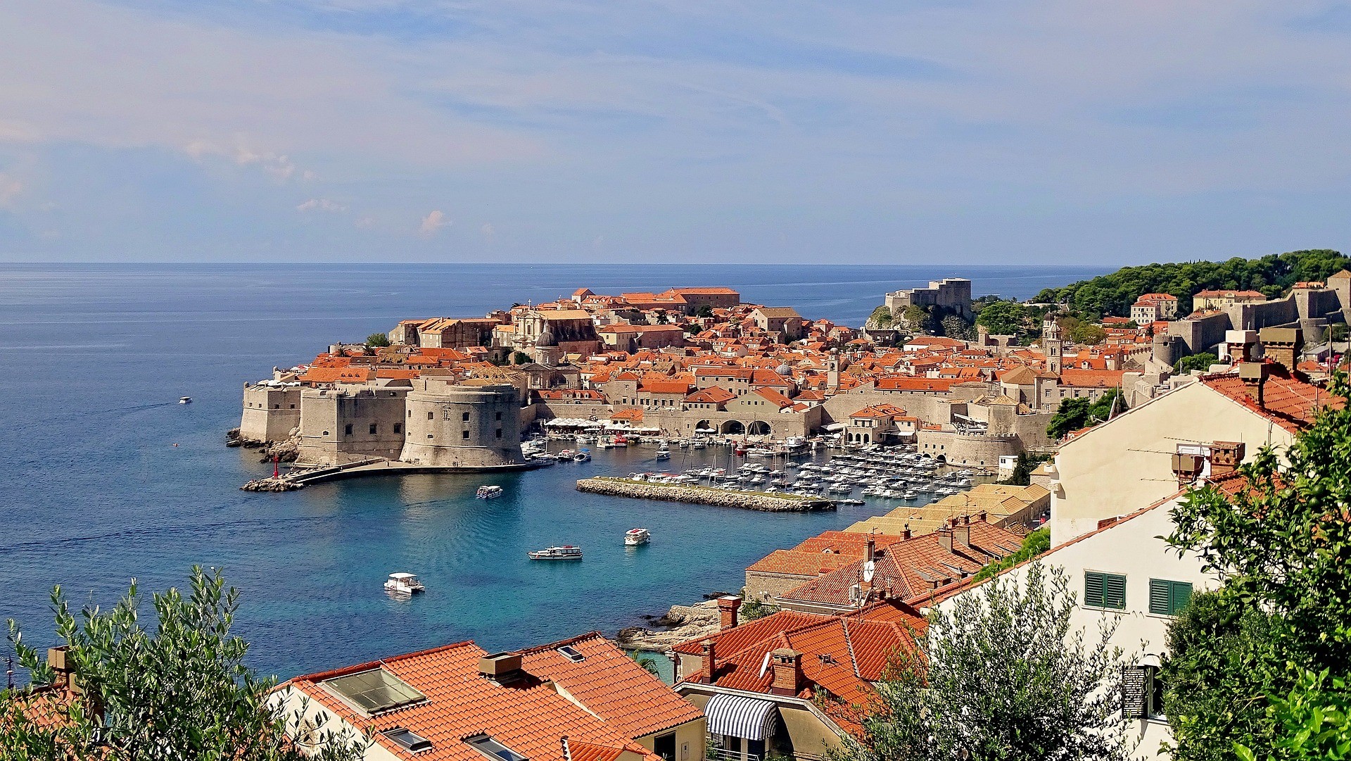 Veduta di Dubrovnik, Croazia - Foto di neufal54