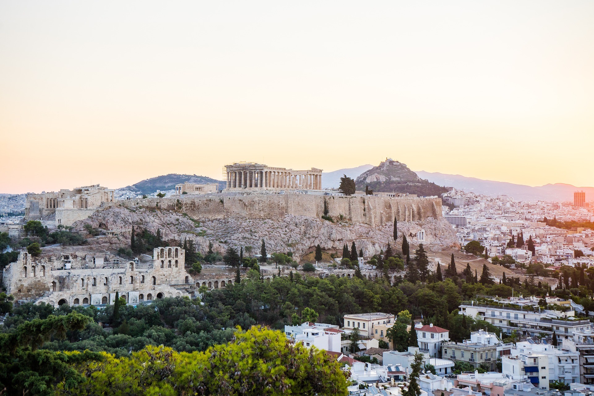 Vista del Partenone, Atene - Foto di Leonhard Niederwimmer