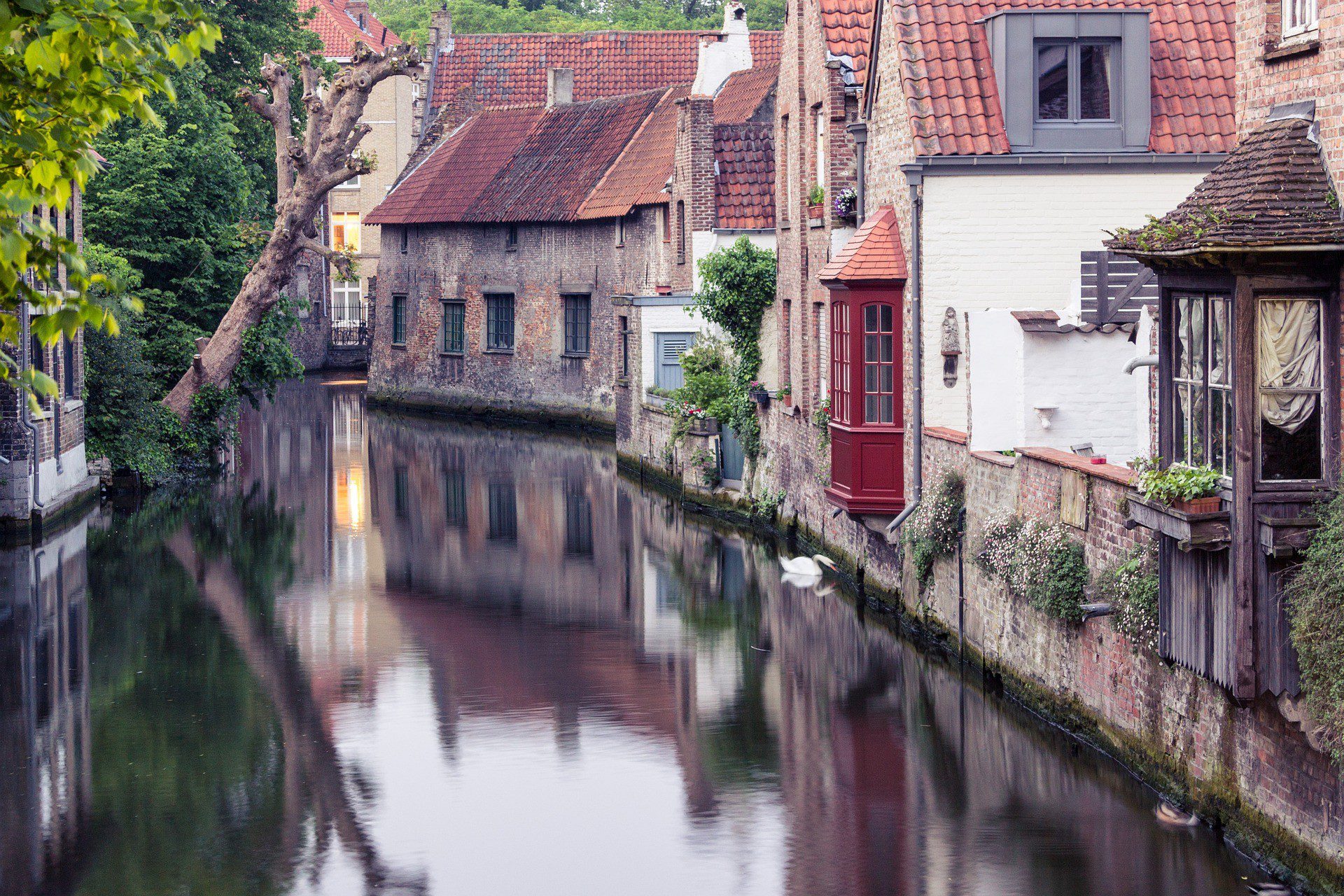 Veduta pittoresca di Bruges
