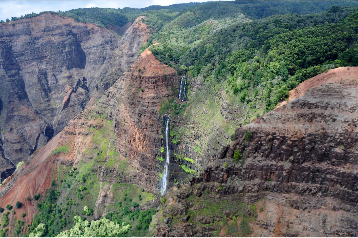 Waipo'o Falls - Foto Hawaii Travel Guide