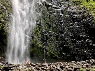 ハワイの滝