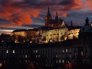 Château de Prague, nuit