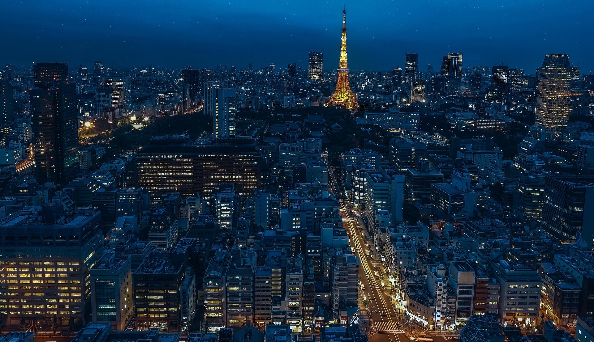 Panorama di Tokyo, Giappone