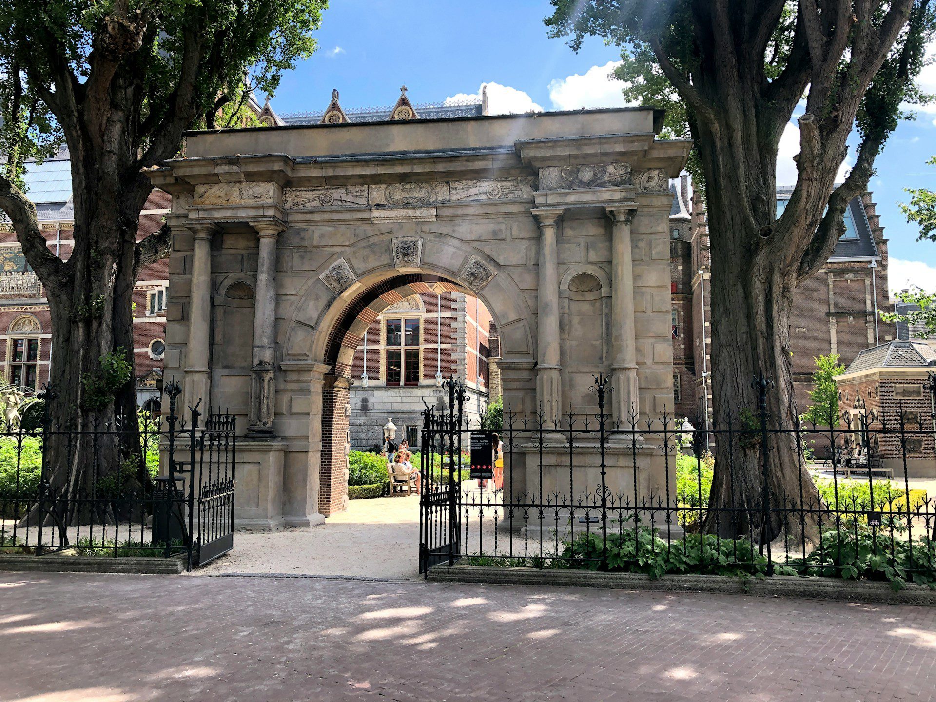 Ingresso del Rijksmuseum ad Amsterdam
