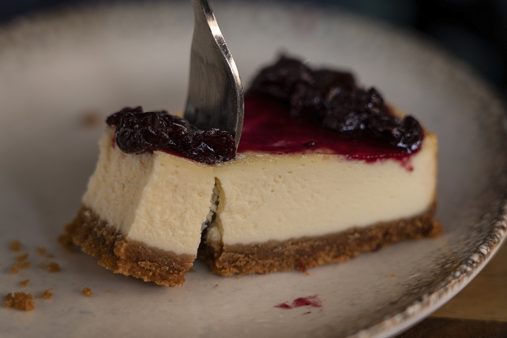 Cheescake ai mirtilli - Foto di Ekaterina da Pixabay