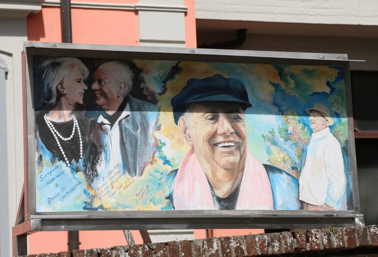 Murales Dario Fo Sangiano - Foto Uf. St.