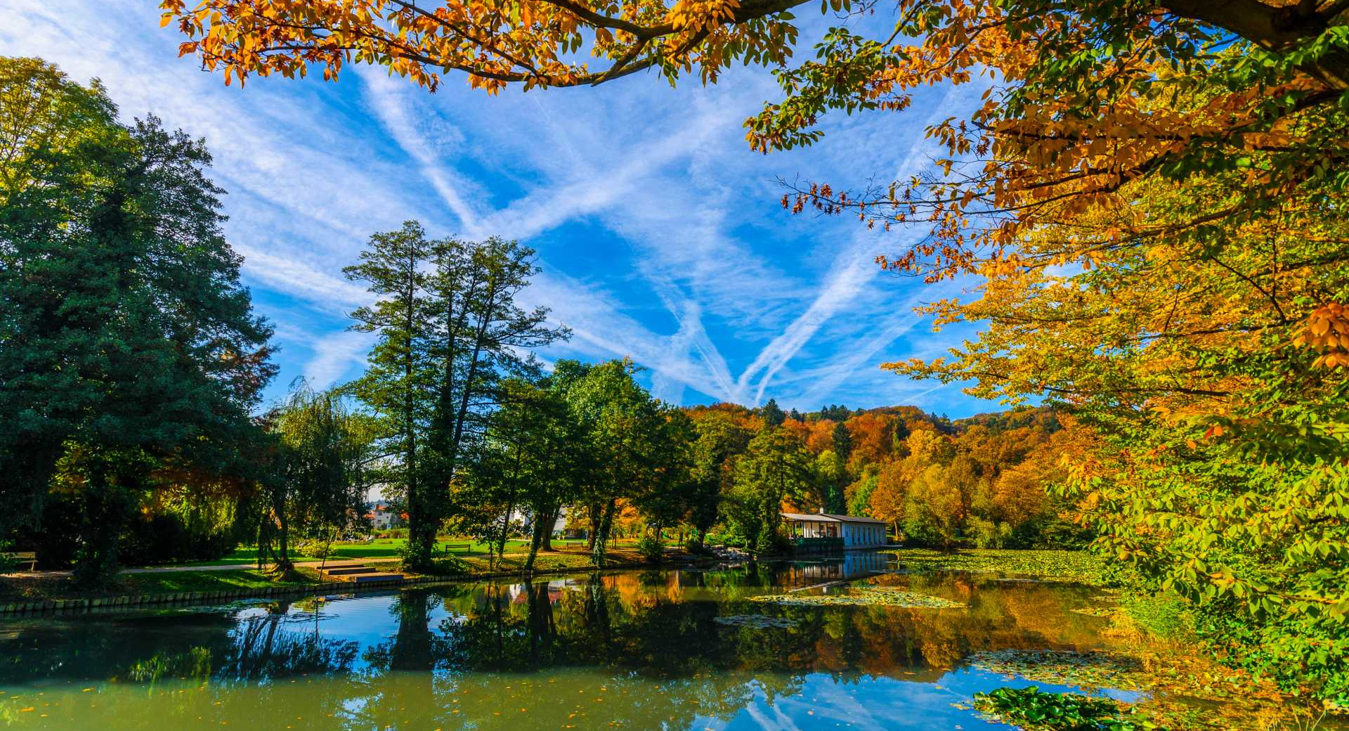 Parco Tivoli di Lubiana nella foto di visitljubljana