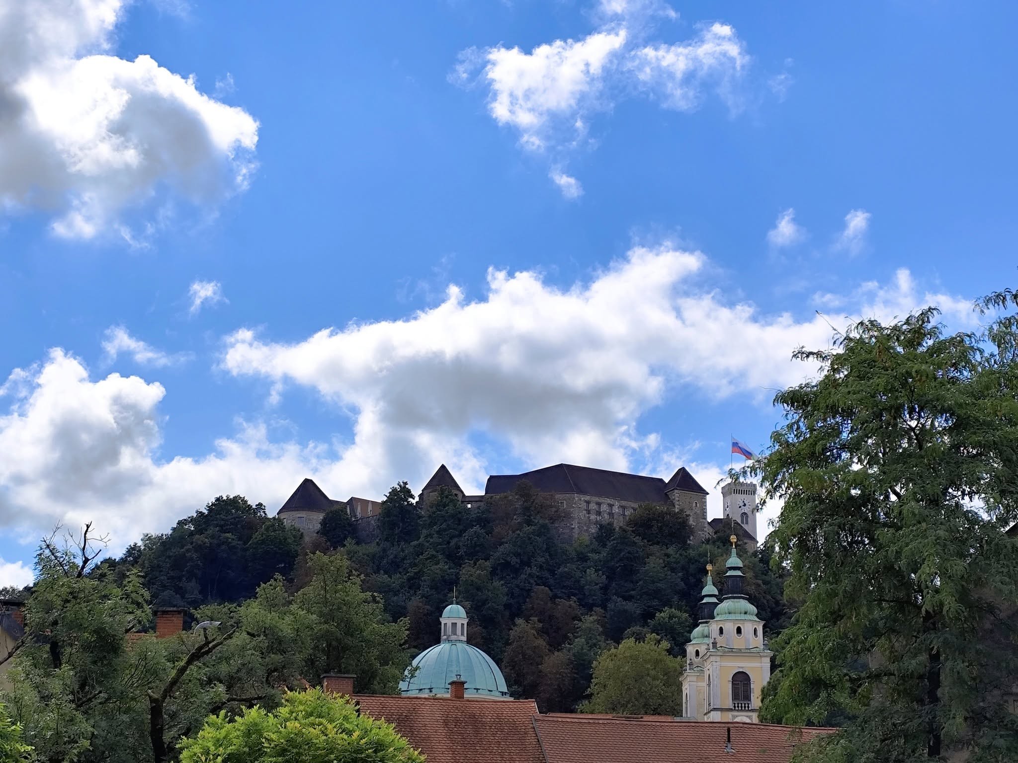 Sulle colline il Castello di Lubiana, Slovenia - ©Foto Anna Bruno